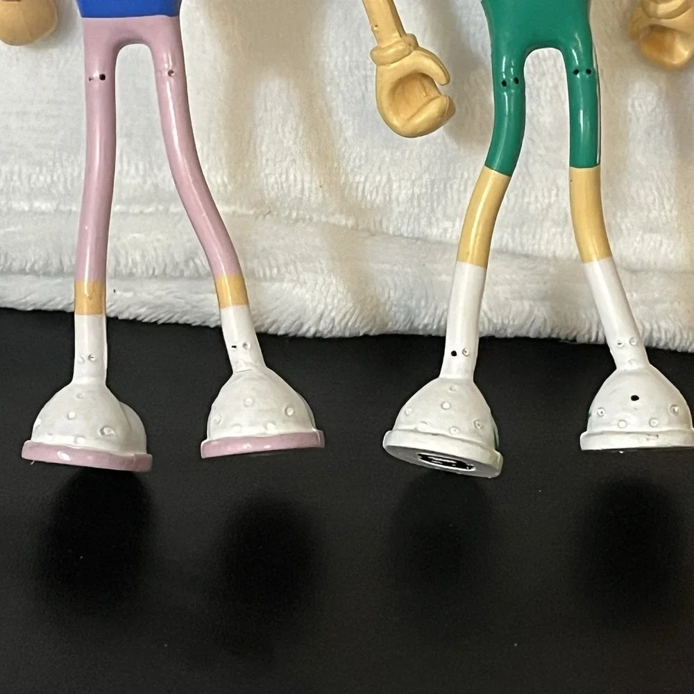 Kid Galaxy BENDOS Bendable 4 Figures Lot Swimming Basketball Camp Mindy Sassy